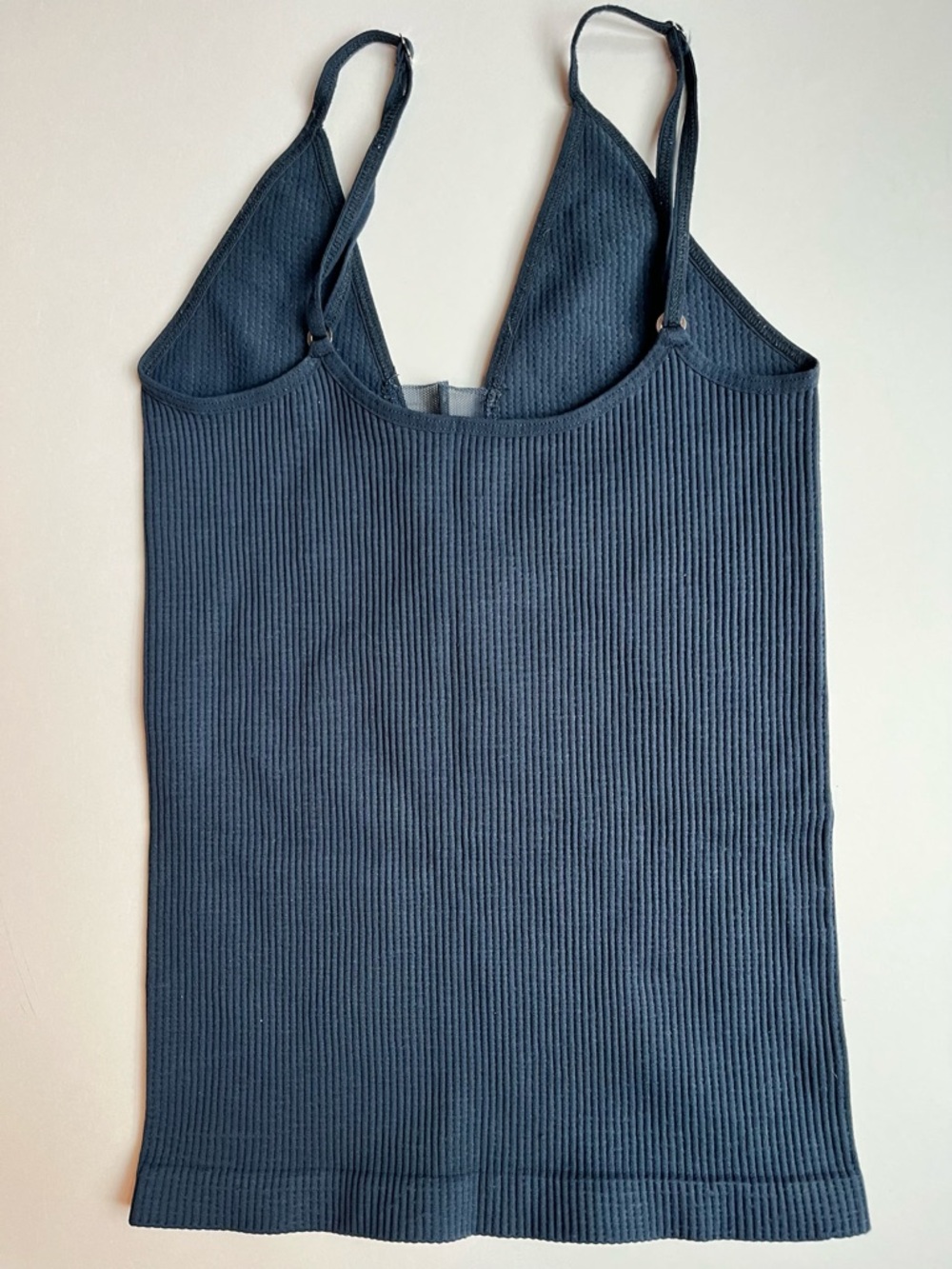 Free People, Intimately Ribbed Deep V-Camisole Tank - Blue, XS/S - Picture 2 of 3